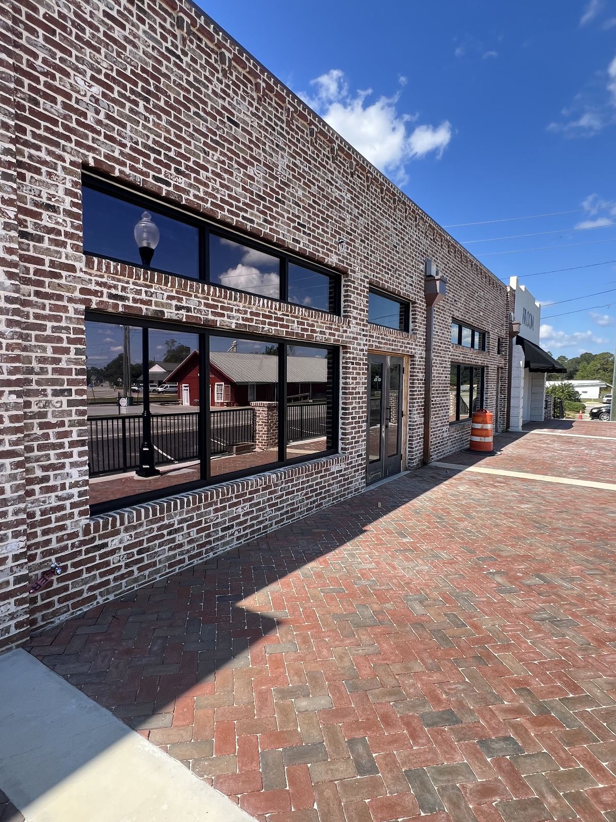 After: completed commercial storefront, downtown Leesburg revitalization